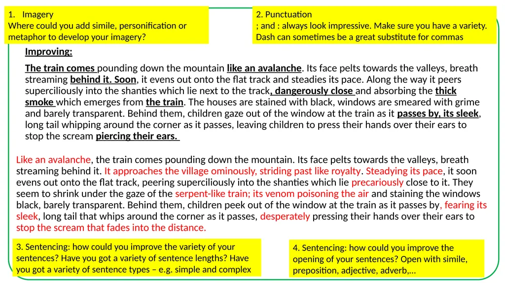 Week 11, Lesson 4 Writing: Using a poetry stimulus - slide 12 of 14