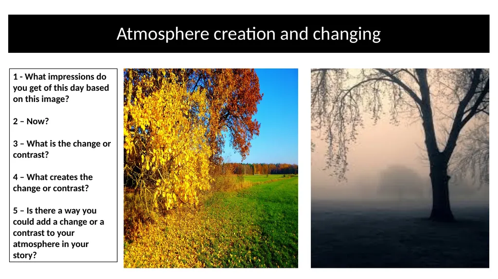 Teacher Notes Narrative/Creative Writing using a - slide 23 of 39