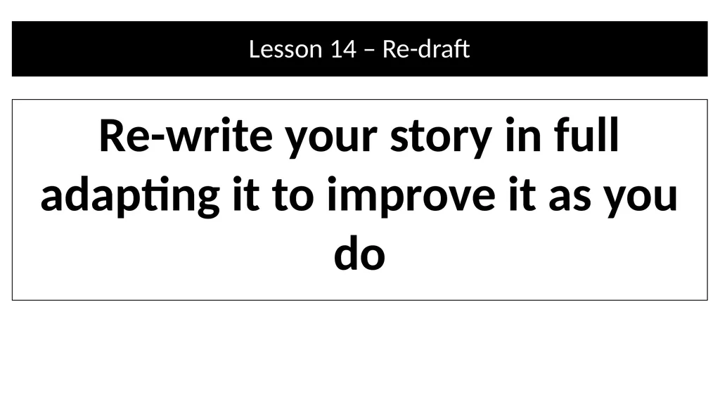 Teacher Notes Narrative/Creative Writing using a - slide 37 of 39