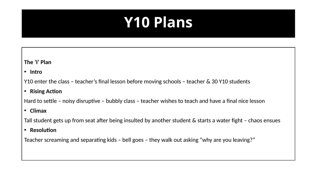 Teacher Notes Narrative/Creative Writing using a - slide 5 of 39