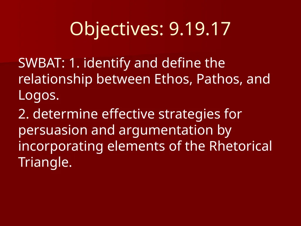 Class Instructions: 9.19.17 Take out your notes - slide 3 of 21