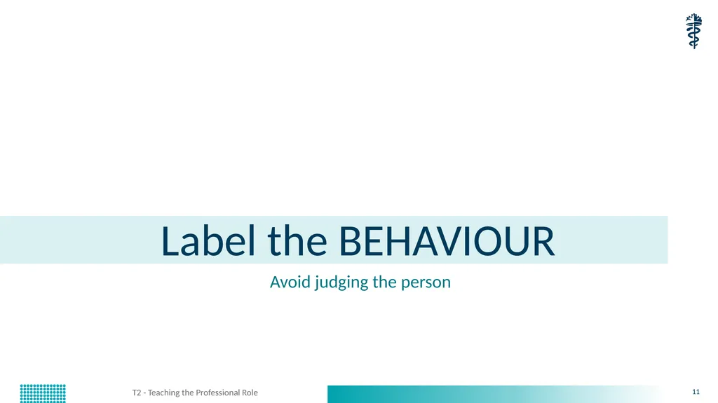 T2 - Teaching the Professional Role CanMEDS - slide 11 of 29