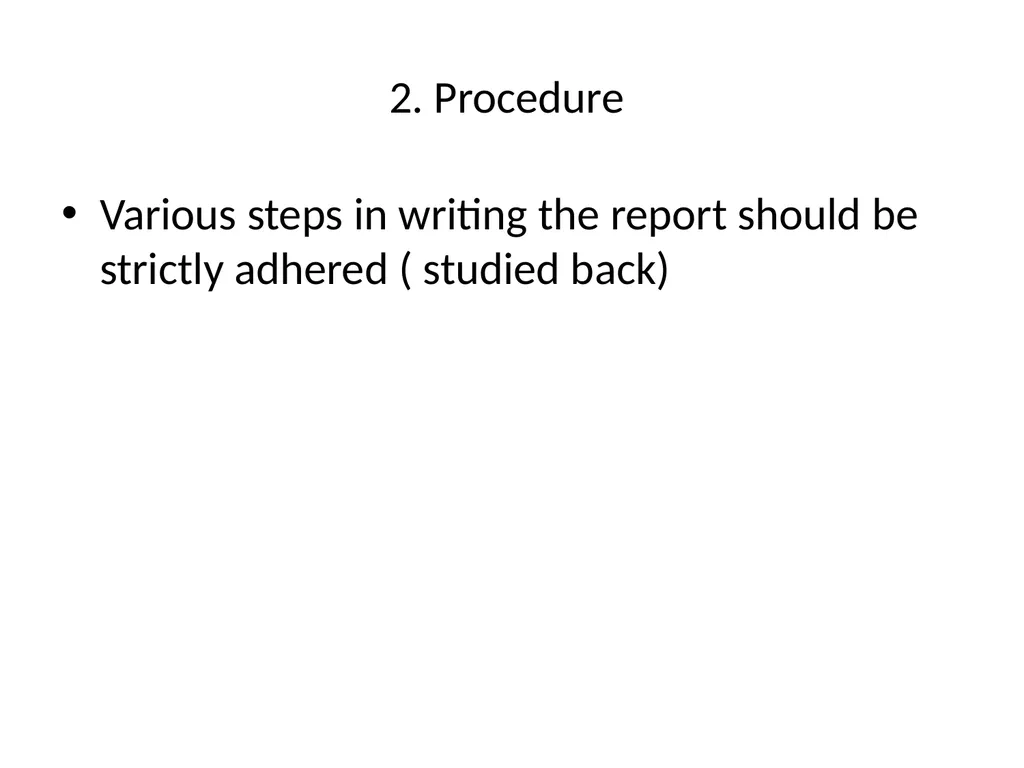 REPORT WRITING Academic and research report - slide 35 of 45