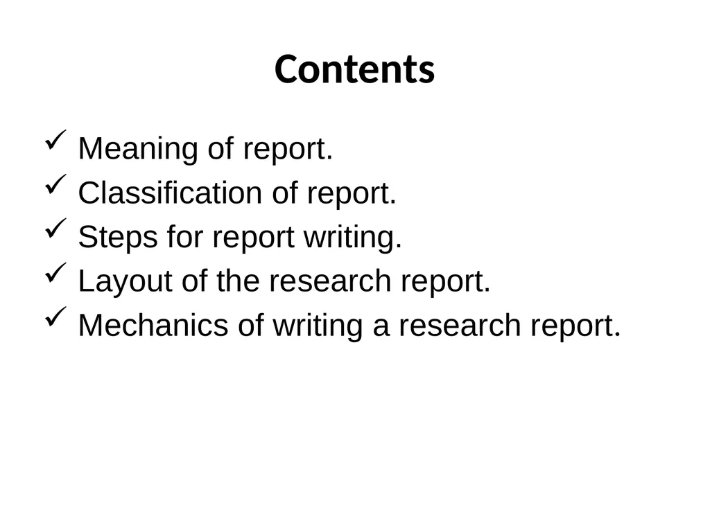 REPORT WRITING Academic and research report - slide 3 of 45