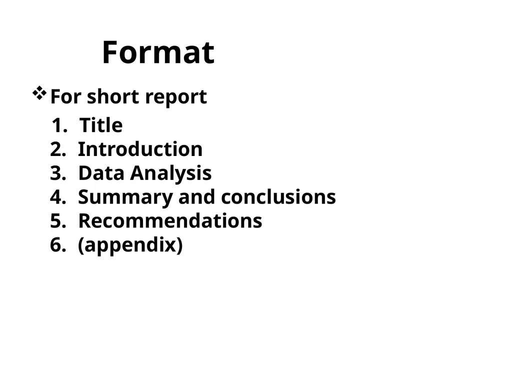 REPORT WRITING Academic and research report - slide 31 of 45