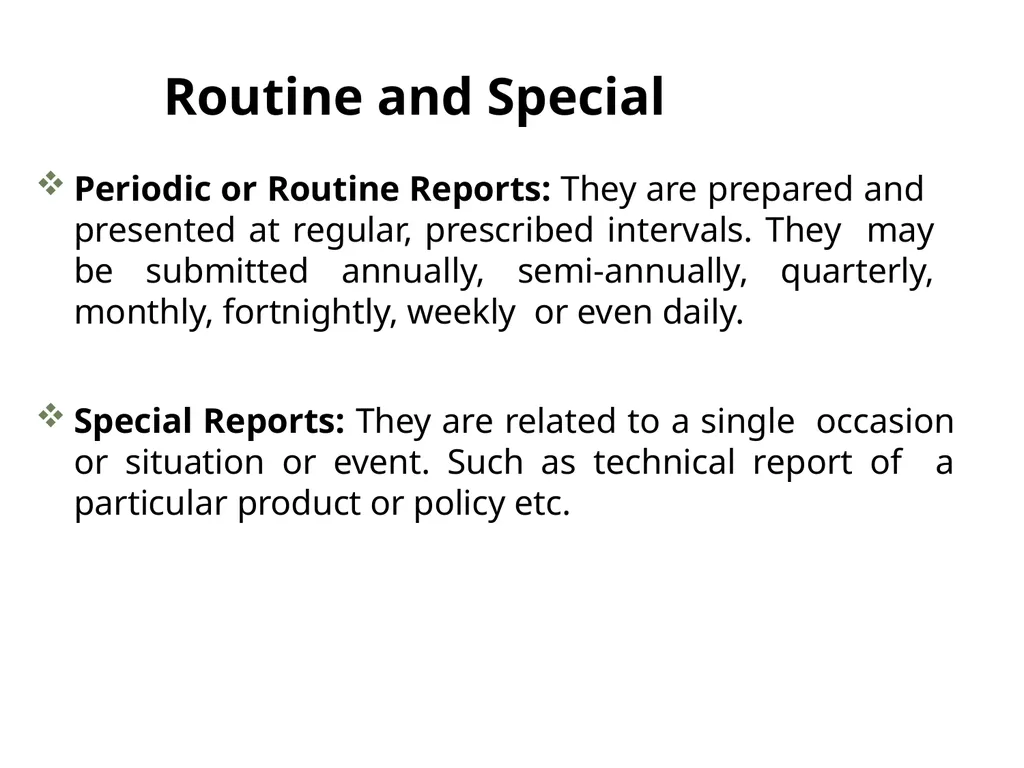 REPORT WRITING Academic and research report - slide 10 of 45
