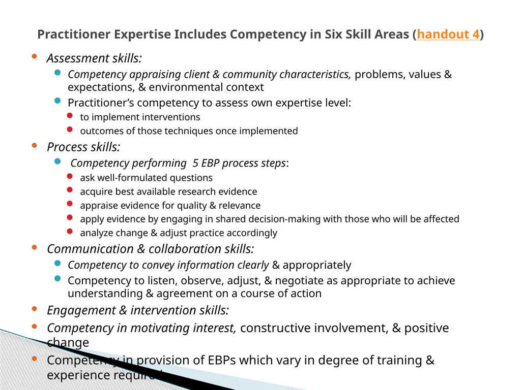 Evidence Based Social Work Practice (EBSWP) - slide 21 of 114