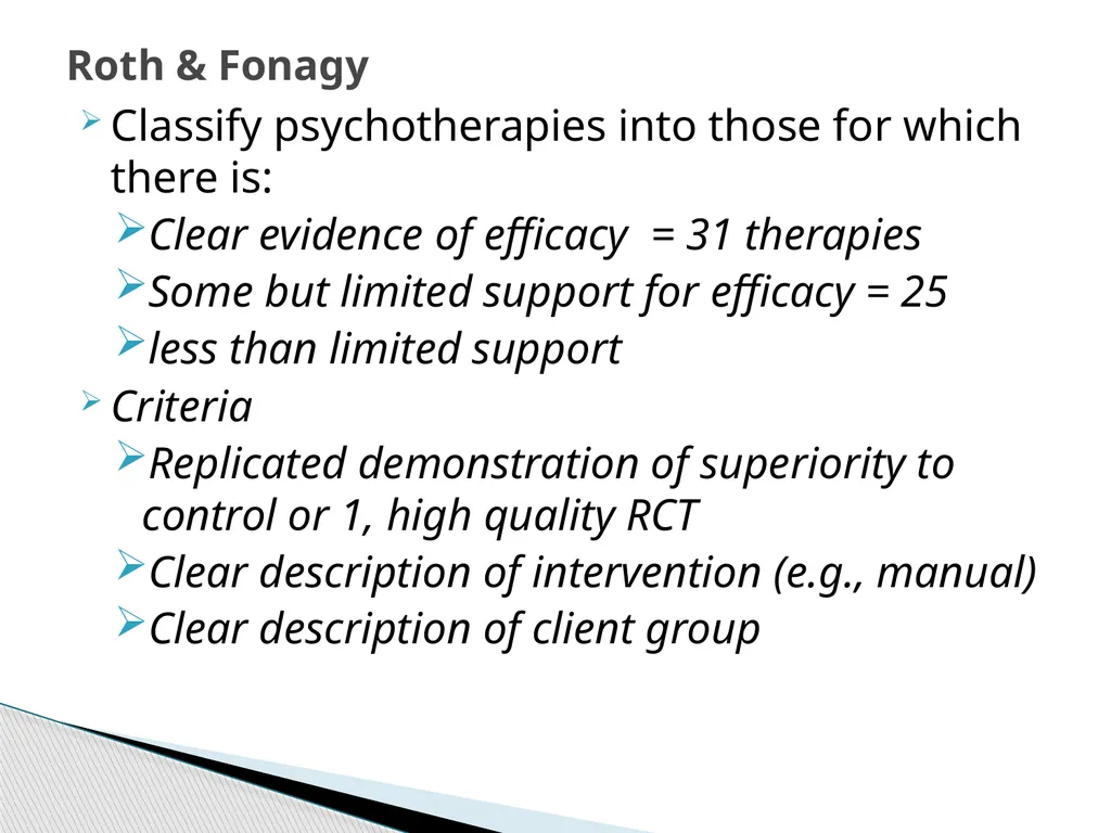 Evidence Based Social Work Practice (EBSWP) - slide 71 of 114