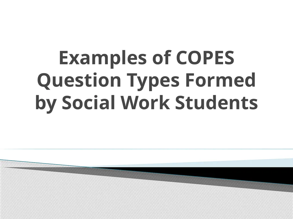 Evidence Based Social Work Practice (EBSWP) - slide 26 of 114