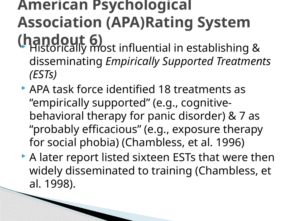 Evidence Based Social Work Practice (EBSWP) - slide 88 of 114