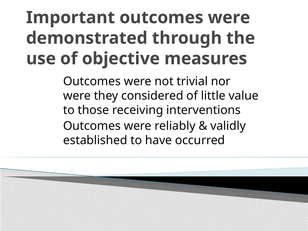 Evidence Based Social Work Practice (EBSWP) - slide 81 of 114