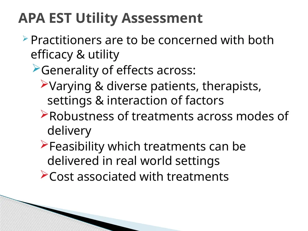 Evidence Based Social Work Practice (EBSWP) - slide 93 of 114