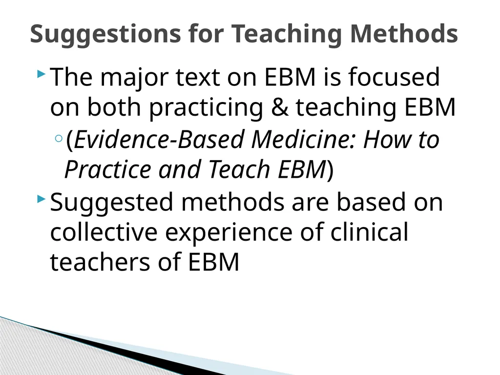 Evidence Based Social Work Practice (EBSWP) - slide 101 of 114