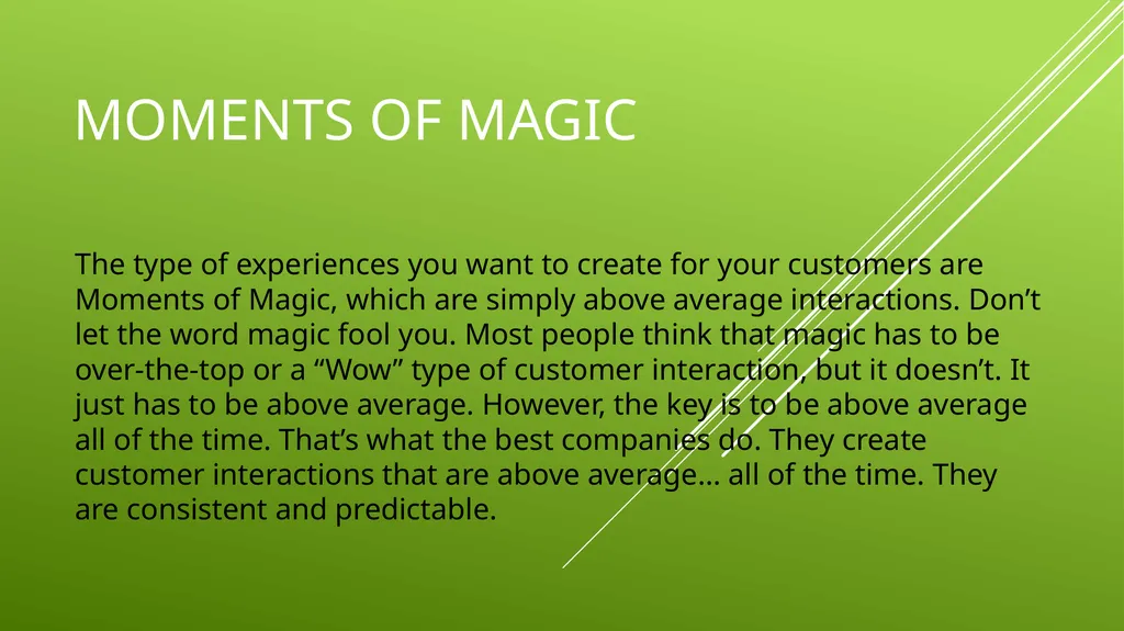 UNIT 2 MANAGING THE CUSTOMER EXPERIENCE LEARNING - slide 16 of 19