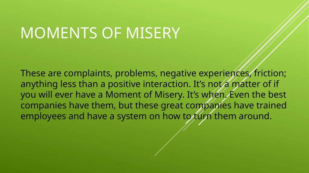 UNIT 2 MANAGING THE CUSTOMER EXPERIENCE LEARNING - slide 14 of 19