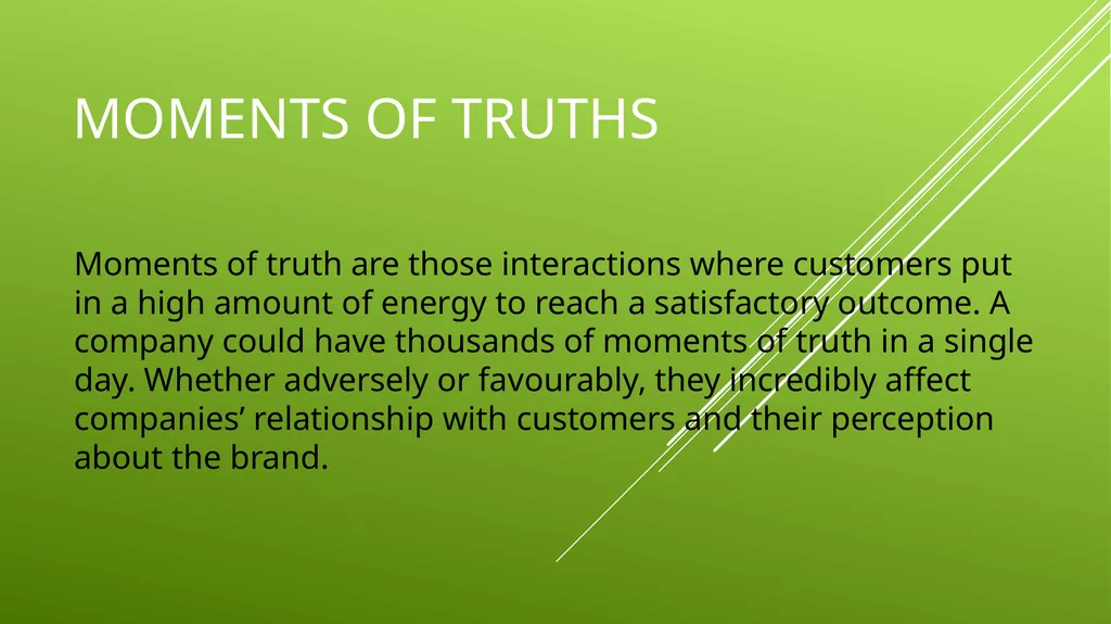 UNIT 2 MANAGING THE CUSTOMER EXPERIENCE LEARNING - slide 11 of 19