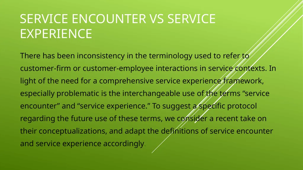 UNIT 2 MANAGING THE CUSTOMER EXPERIENCE LEARNING - slide 5 of 19