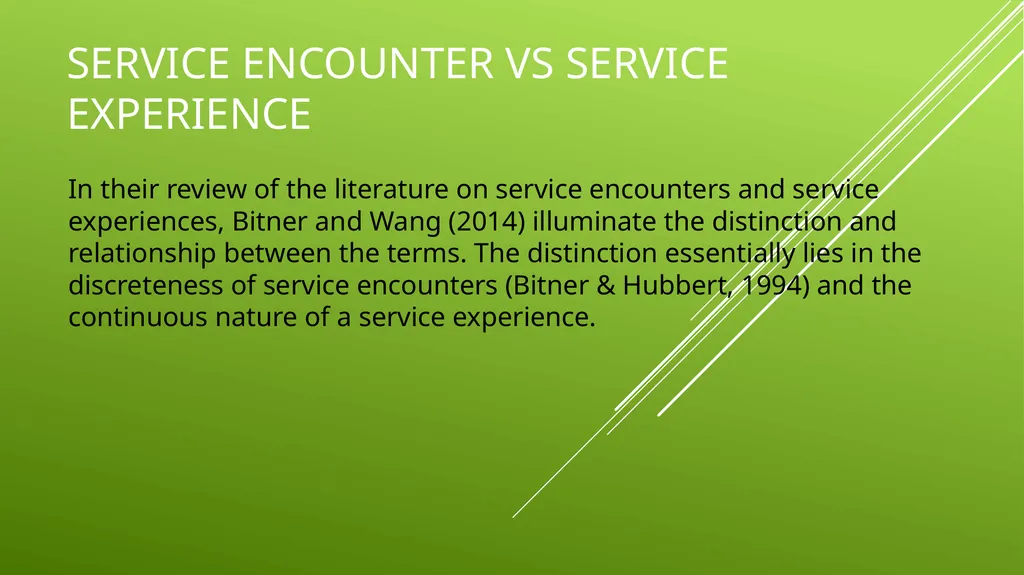 UNIT 2 MANAGING THE CUSTOMER EXPERIENCE LEARNING - slide 6 of 19