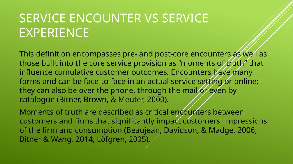 UNIT 2 MANAGING THE CUSTOMER EXPERIENCE LEARNING - slide 8 of 19