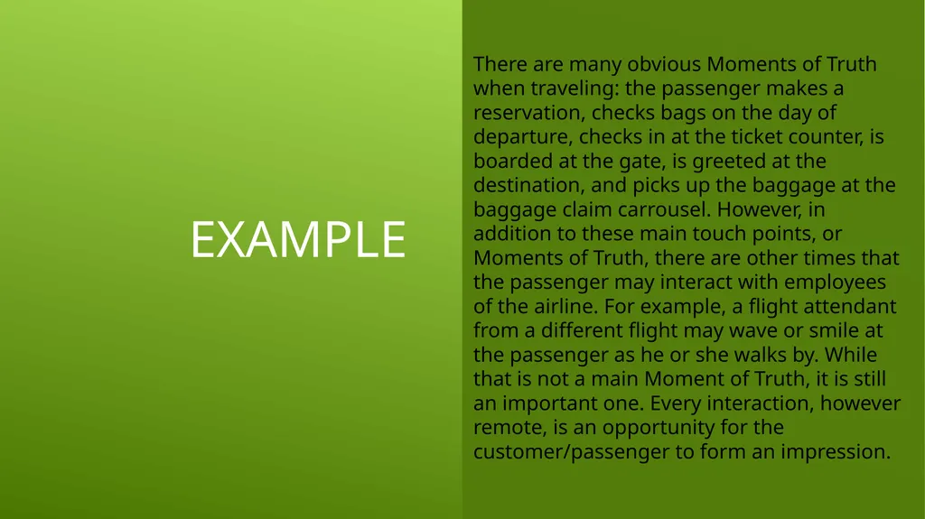 UNIT 2 MANAGING THE CUSTOMER EXPERIENCE LEARNING - slide 17 of 19