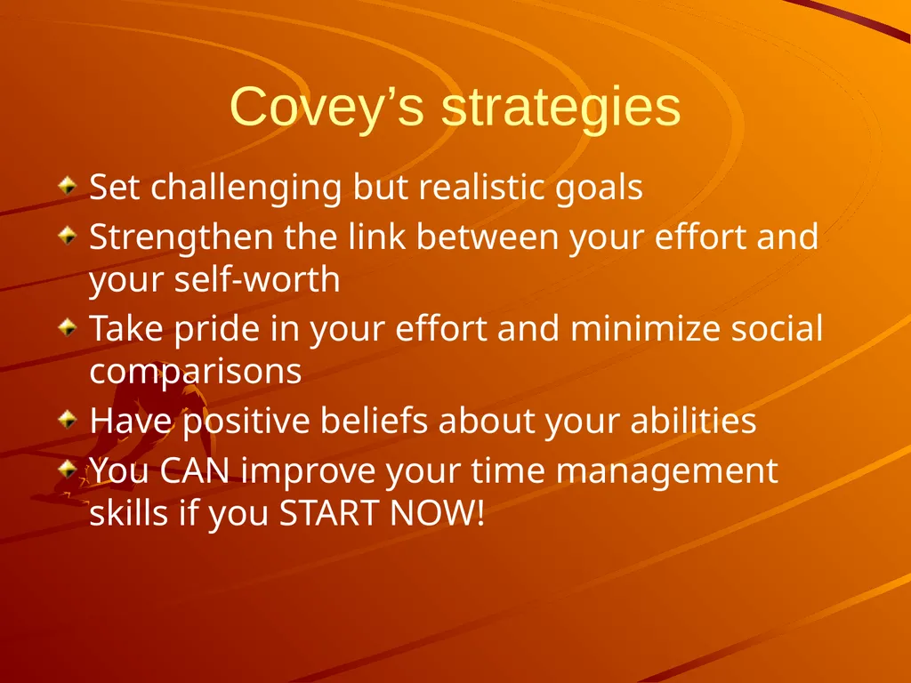 Time Management A survival guide for School - slide 17 of 18