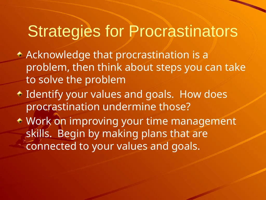 Time Management A survival guide for School - slide 13 of 18