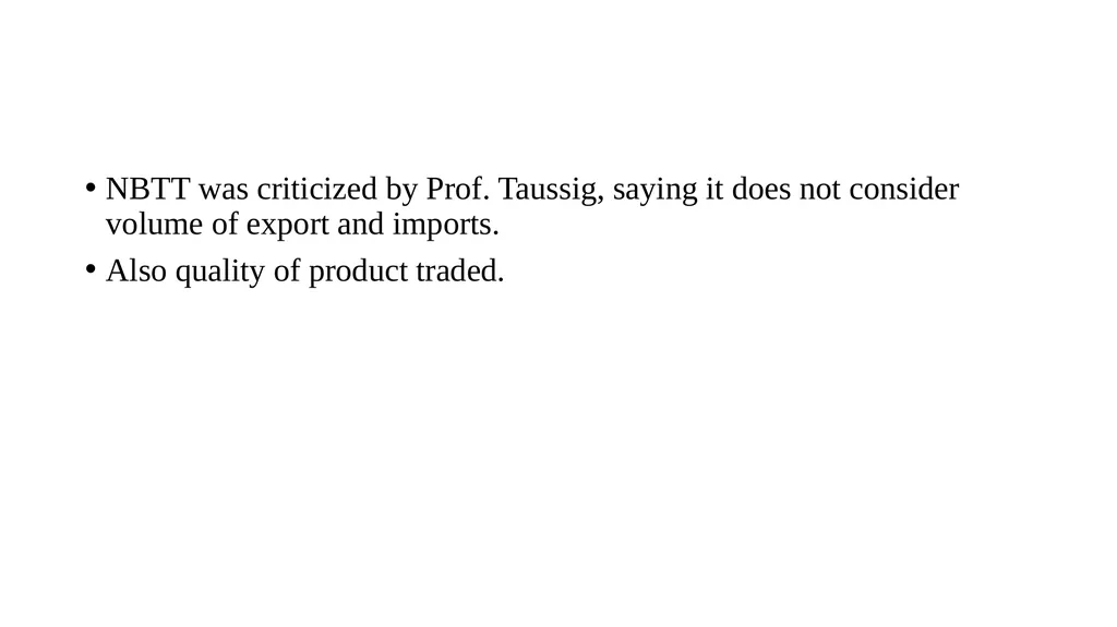 Terms of Trade How to measure the gains from - slide 5 of 9