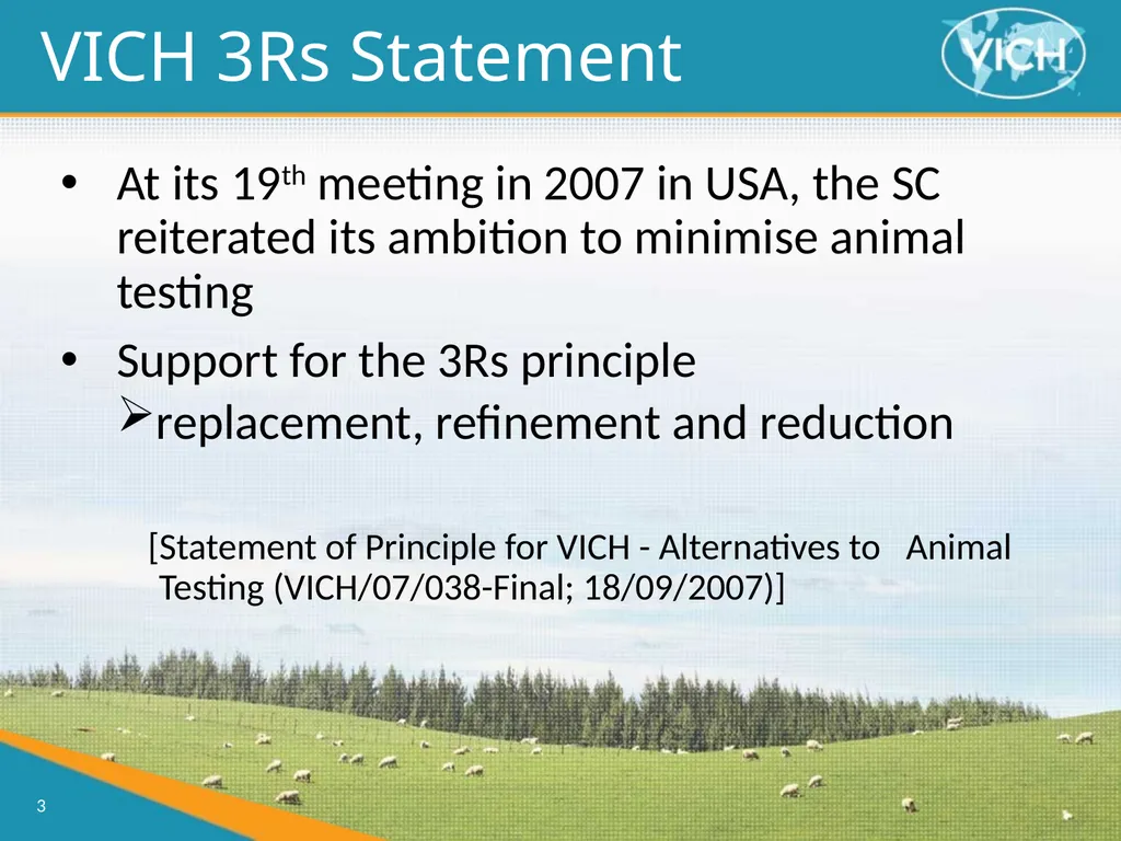 Waiving Target Animal Batch Safety Testing for - slide 3 of 18