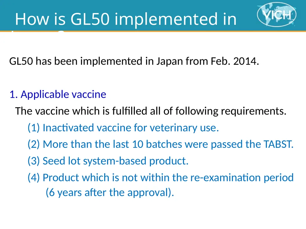 Waiving Target Animal Batch Safety Testing for - slide 16 of 18