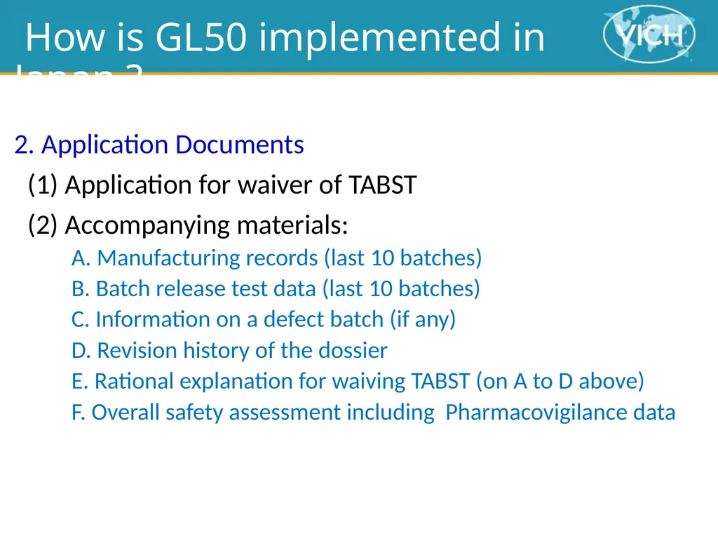 Waiving Target Animal Batch Safety Testing for - slide 17 of 18