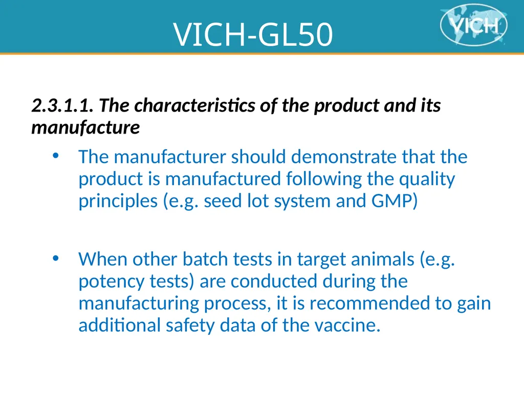 Waiving Target Animal Batch Safety Testing for - slide 12 of 18