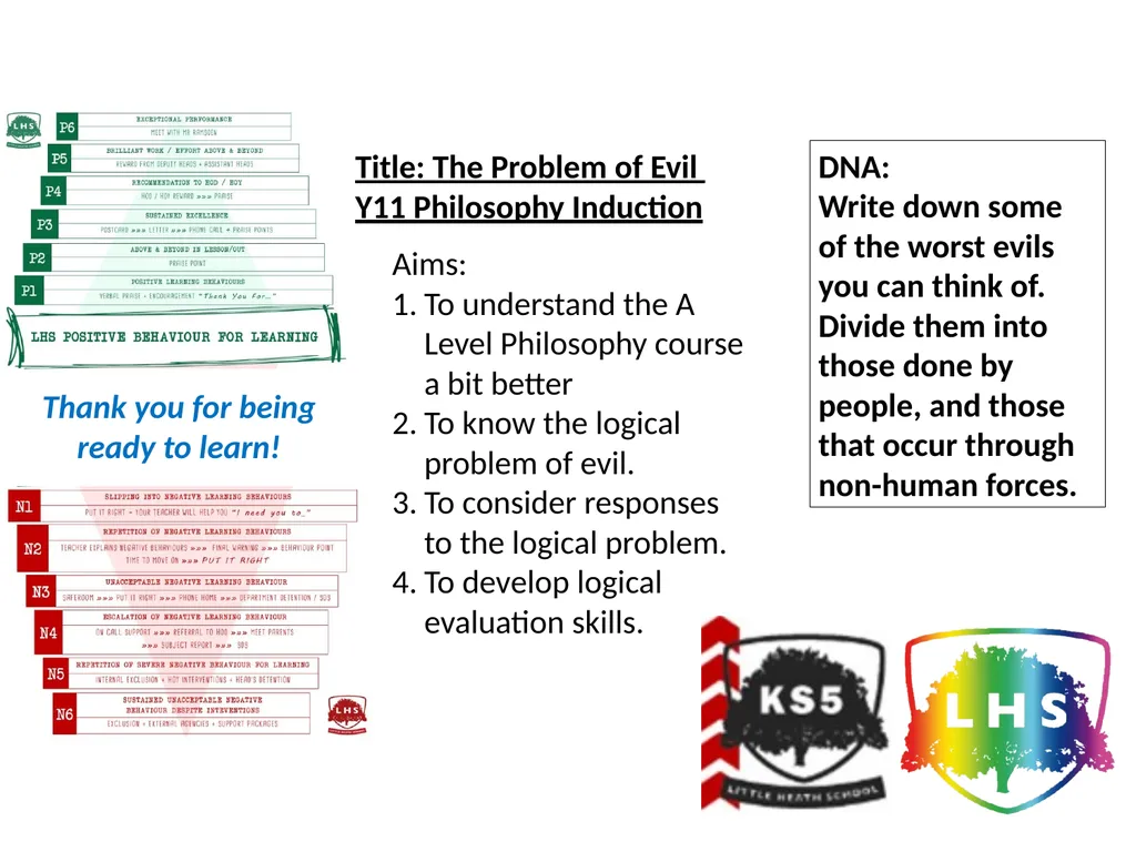 Thank you for being ready to learn! Title: The - slide 1 of 17