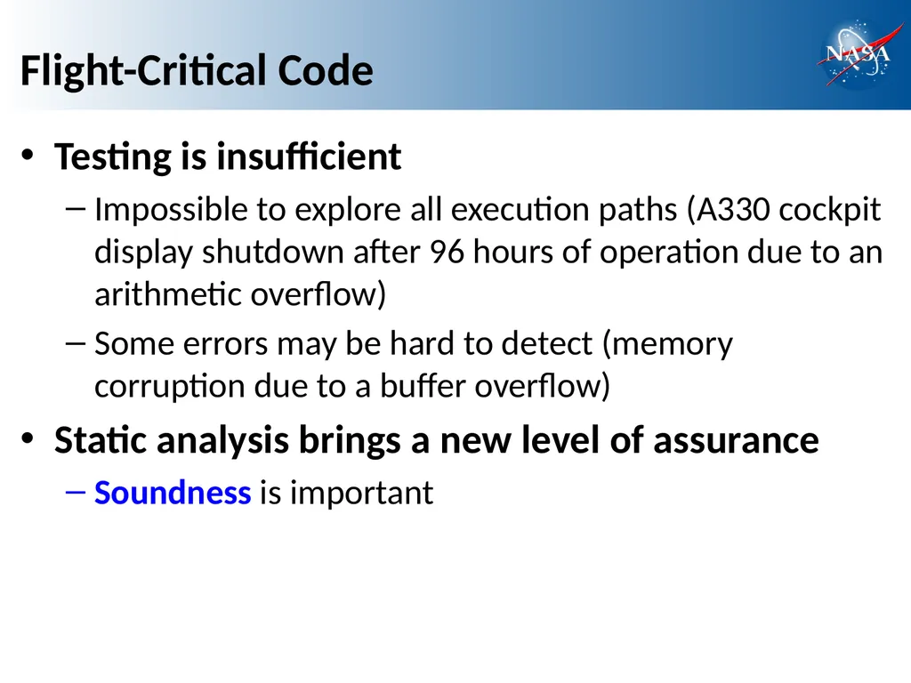 Scalable and Flexible Static Analysis of - slide 5 of 23