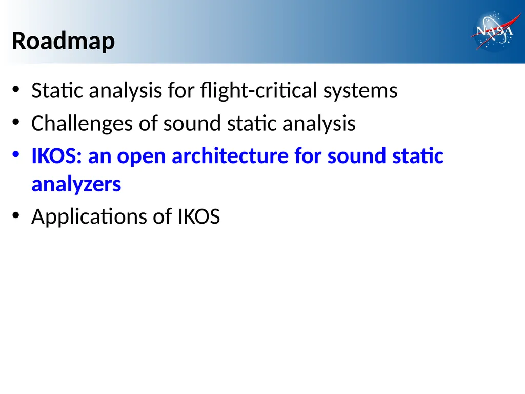 Scalable and Flexible Static Analysis of - slide 11 of 23