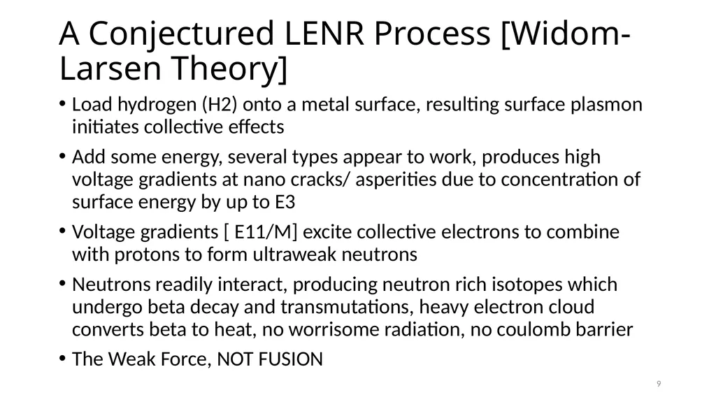 Emerging Solutions for High-Energy-Density, - slide 9 of 19