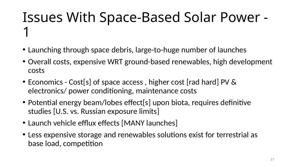 Emerging Solutions for High-Energy-Density, - slide 17 of 19