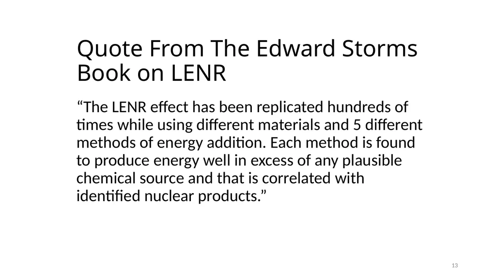Emerging Solutions for High-Energy-Density, - slide 13 of 19