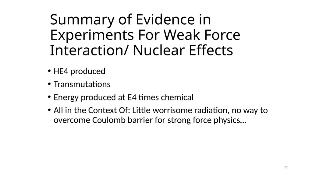 Emerging Solutions for High-Energy-Density, - slide 11 of 19