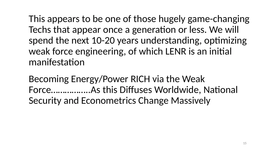 Emerging Solutions for High-Energy-Density, - slide 15 of 19
