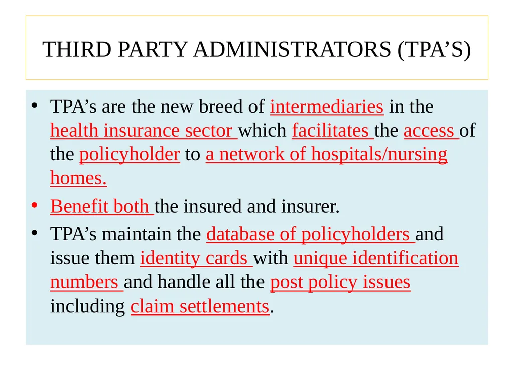UNIT II INSURANCE INTERMEDIARIES AGENT In the - slide 9 of 13