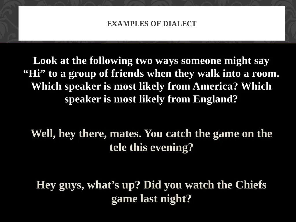 Formal Vs. Colloquial Voice & audience What is - slide 23 of 29