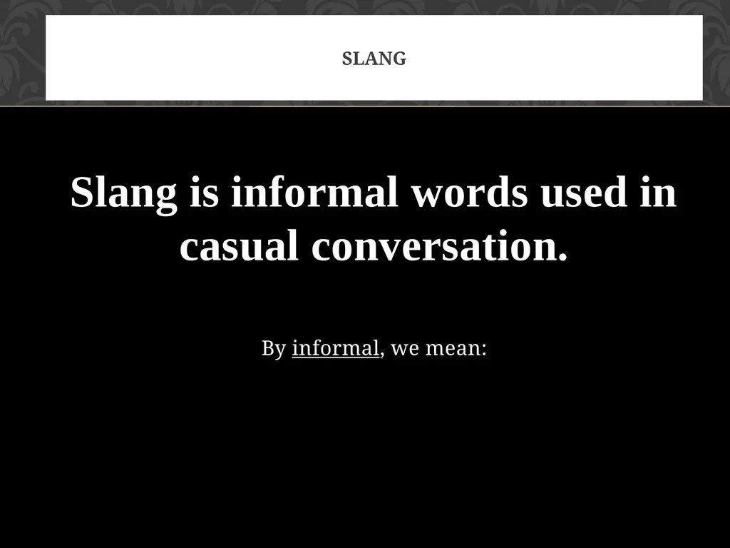 Formal Vs. Colloquial Voice & audience What is - slide 27 of 29