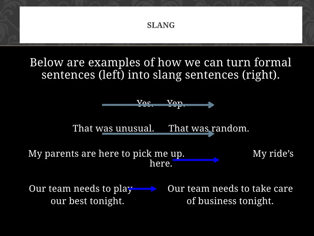 Formal Vs. Colloquial Voice & audience What is - slide 29 of 29