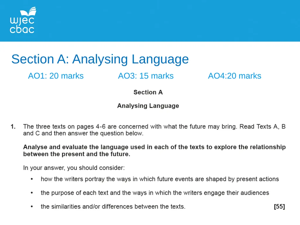 AS English Language: Unit 1 CPD WALKING-TALKING - slide 3 of 17