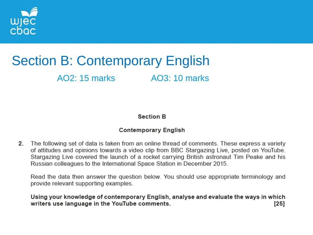 AS English Language: Unit 1 CPD WALKING-TALKING - slide 10 of 17