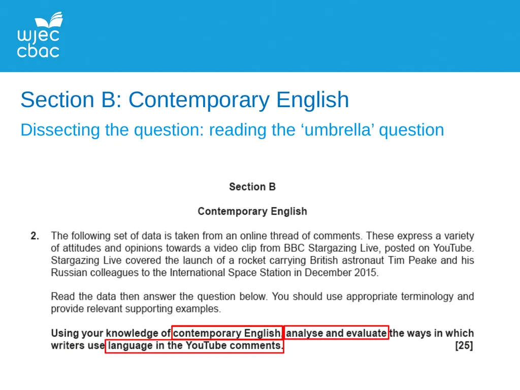 AS English Language: Unit 1 CPD WALKING-TALKING - slide 12 of 17