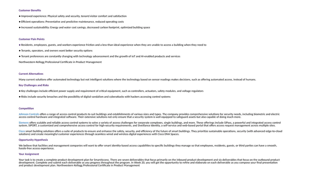 Smart Access: Building Access Company Overview of - slide 2 of 21