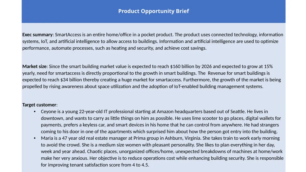 Smart Access: Building Access Company Overview of - slide 5 of 21