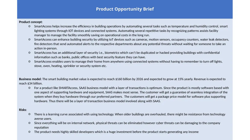 Smart Access: Building Access Company Overview of - slide 6 of 21