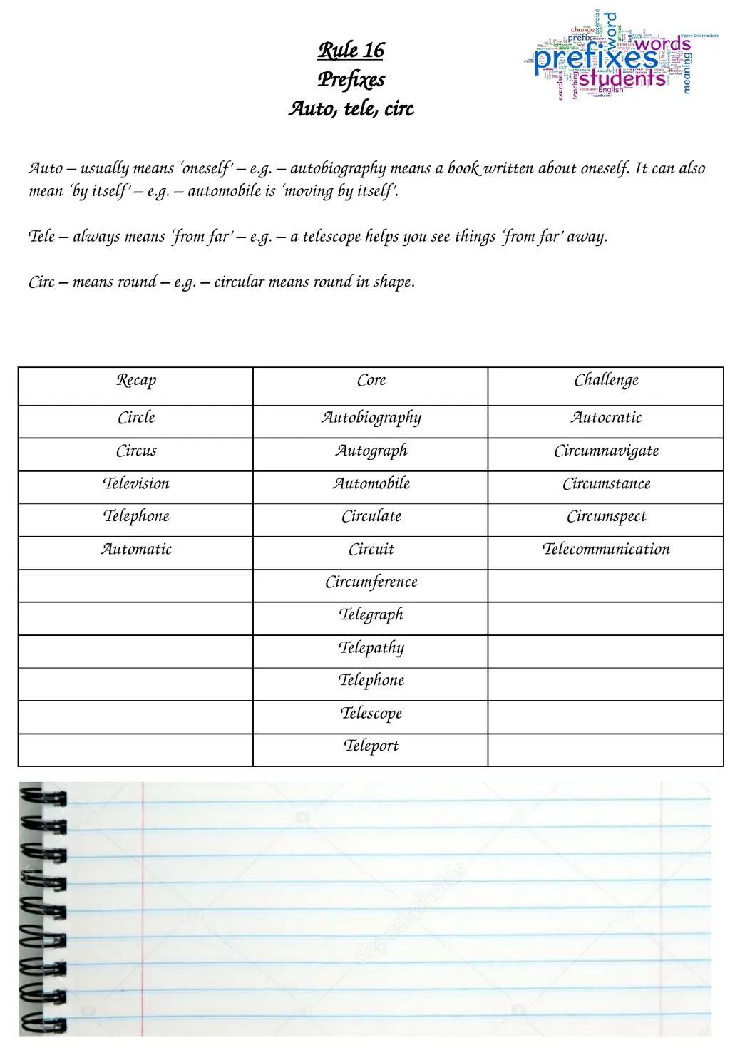 Spelling for success Name: English teacher: - slide 6 of 11